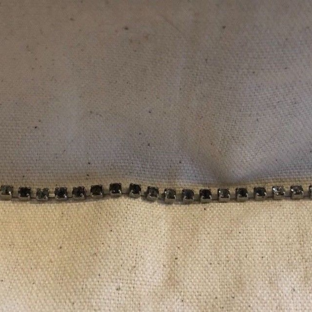 7 " Silver tone Multi-color Rhinestone bracelet